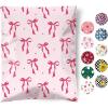 imageFuxury Poly Mailers 10x13 Inch 50PcsShipping Bags for ClothesStrong Adhesive Shipping Envelopes for Small Business Self Seal Poly Bag Mailing Envelopes Retro CheckerboardPink Bows