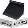 imageFuxury Poly Mailers 12x155 Inch 500 Pcs Bulk Shipping Bags for Clothing Strong Adhesive Shipping Envelopes for Small Business SuppliersWaterproof Mailers Poly Bags Mailing Envelopes Forest GreenBlack