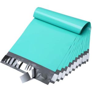 imageFuxury 1000pcs 10x13quot Poly MailersWaterproof Shipping Bags for ClothingStrong Adhesive Shipping Envelopes for Small BusinessSelf Seal Poly Mailer BagsFlexible Mailing Bags WhiteTeal