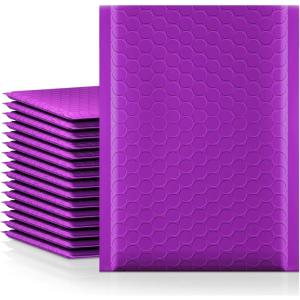 imageFuxury 500 Pack White Bubble Mailers 6x10 Inch Small Bubble Shipping Envelopes0 Thick Bubble Padded Mailer Strong Adhesion Padded Envelopes for Mailing JewelryMakeupPurple