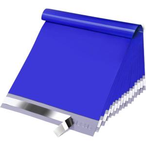 imageFuxury 500Pcs Poly Mailers 10x13 InchShipping Bags Bulk for ClothesStrong Adhesive Shipping Envelopes for Small BusinessSelf Seal Mailing BagsBlackBlue