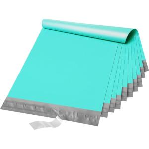 imageFuxury 500Pcs Poly Mailers 10x13 InchShipping Bags Bulk for ClothesStrong Adhesive Shipping Envelopes for Small BusinessSelf Seal Mailing BagsBlackTeal