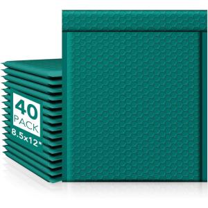 imageFuxury Bubble Mailers 6x10 3000 Pack Black Padded Envelopes Usable Size 6x9quot Thick Mailing Envelopes Bubble Padded Shipping Bags for MailingPackaging Small Business Boutique Bulk 0Forest Green