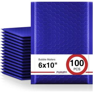 imageFuxury Bubble Mailers 6x10 3000 Pack Black Padded Envelopes Usable Size 6x9quot Thick Mailing Envelopes Bubble Padded Shipping Bags for MailingPackaging Small Business Boutique Bulk 0Royal Blue