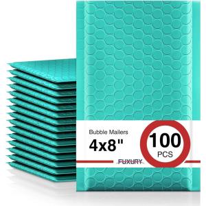 imageFuxury Bubble Mailers 6x10 3000 Pack Black Padded Envelopes Usable Size 6x9quot Thick Mailing Envelopes Bubble Padded Shipping Bags for MailingPackaging Small Business Boutique Bulk 0Teal