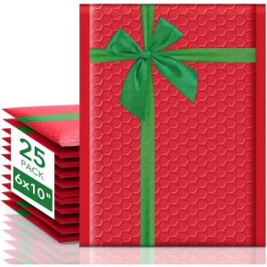 imageFuxury Bubble Mailers 85x12 Inch 40 Pack Halloween Padded Envelopes Usable Size 85x11quot Thick Mailing Envelopes Bubble Opaque Padded Mailers Shipping Bags for Mailing Jewelry Makeup Small Business2Red