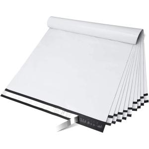 imageFuxury Poly Mailers 10x13 Inch 1200 Pcs Bulk Shipping Bags for Clothing Strong Adhesive Shipping Envelopes for Small Business SuppliersWaterproof Mailers Poly Bags Mailing Envelopes Light PurpleWhite