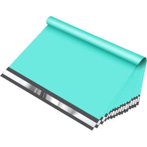 imageFuxury Poly Mailers 10x13 Inch 1200 Pcs Bulk Shipping Bags for Clothing Strong Adhesive Shipping Envelopes for Small Business SuppliersWaterproof Mailers Poly Bags Mailing Envelopes Light PurpleTeal