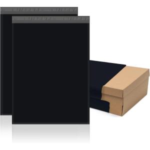 imageFuxury Poly Mailers 25 Pcs 177 X 22quot XL Shipping Bags for Clothing Strong Adhesive Shipping Mailing EnvelopesLarge SelfSealing Polymailer for Small Business Black 10Black