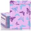 imageFuxury Bubble Mailers 6x10 Pink Watercolor Padded Envelopes 100 Pack Usable Size 6x9 Bubble Envelopes Strong Adhesion Padded Mailers Thick Waterproof Shipping Envelops for Mailing Jewelry Makeup 0BluePurple Butterfly