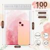 imageFuxury Bubble Mailers 6x10 Pink Watercolor Padded Envelopes 100 Pack Usable Size 6x9 Bubble Envelopes Strong Adhesion Padded Mailers Thick Waterproof Shipping Envelops for Mailing Jewelry Makeup 0Pink Watercolor