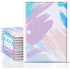 imageFuxury Bubble Mailers 6x10 Pink Watercolor Padded Envelopes 100 Pack Usable Size 6x9 Bubble Envelopes Strong Adhesion Padded Mailers Thick Waterproof Shipping Envelops for Mailing Jewelry Makeup 0Watercolor