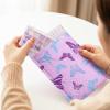 imageFuxury Bubble Mailers 6x10 Pink Watercolor Padded Envelopes 100 Pack Usable Size 6x9 Bubble Envelopes Strong Adhesion Padded Mailers Thick Waterproof Shipping Envelops for Mailing Jewelry Makeup 0BluePurple Butterfly