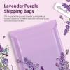 imageFuxury Poly Mailers 145x19 Inch 500 Pcs Bulk Shipping Bags for Clothing Strong Adhesive Shipping Envelopes for Small Business SuppliersWaterproof Mailers Poly Bags Mailing Envelopes PurpleLight Purple