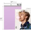 imageFuxury Poly Mailers 145x19 Inch 500 Pcs Bulk Shipping Bags for Clothing Strong Adhesive Shipping Envelopes for Small Business SuppliersWaterproof Mailers Poly Bags Mailing Envelopes PurpleLight Purple