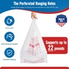 image:imageFuxury 500 Count  Thank You Plastic Tshirt Bags Black 115 x 65 x 21 Tshirt Grocery Take Out To Go Retail Shopping Bags in Bulk for Small BusinessWhite