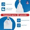 image:imageFuxury Customize Plastic Tshirt Bags 192000 Count 192 Boxes1000 Countbox 2 Pallet Package for Small Business Grocery Take Out To Go Retail Shopping Thank You Bags in BulkWhite