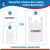 image:imageFuxury Customize Plastic Tshirt Bags 192000 Count 192 Boxes1000 Countbox 2 Pallet Package for Small Business Grocery Take Out To Go Retail Shopping Thank You Bags in BulkWhite
