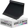 image:imageFuxury 1000 Pack 10x13 Black Poly Mailers BulkWaterproof Mailing Envelopes for ClothingStrong Adhesive Self Seal Poly Shipping Bags for Postage Return Books Small BusinessBlack