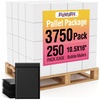 image:imageFuxury 12x15 Bubble Mailers 40 Pack Light Pink Padded Envelopes Large Shipping Envelopes for Clothing Books Gifts Self Seal Waterproof Opaque Thick Mailers for Small BusinessBlack