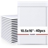 image:imageFuxury 12x15 Bubble Mailers 40 Pack Light Pink Padded Envelopes Large Shipping Envelopes for Clothing Books Gifts Self Seal Waterproof Opaque Thick Mailers for Small BusinessWhite
