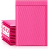 image:imageFuxury 12x15 Bubble Mailers 40 Pack Light Pink Padded Envelopes Large Shipping Envelopes for Clothing Books Gifts Self Seal Waterproof Opaque Thick Mailers for Small BusinessPink