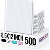 image:imageFuxury 12x15 Bubble Mailers 40 Pack Light Pink Padded Envelopes Large Shipping Envelopes for Clothing Books Gifts Self Seal Waterproof Opaque Thick Mailers for Small BusinessWhite