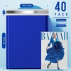 image:imageFuxury 12x15 Bubble Mailers 40 Pack Light Pink Padded Envelopes Large Shipping Envelopes for Clothing Books Gifts Self Seal Waterproof Opaque Thick Mailers for Small BusinessRoyal Blue