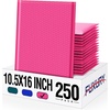 image:imageFuxury 12x15 Bubble Mailers 40 Pack Light Pink Padded Envelopes Large Shipping Envelopes for Clothing Books Gifts Self Seal Waterproof Opaque Thick Mailers for Small BusinessPink
