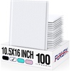 image:imageFuxury 12x15 Bubble Mailers 40 Pack Light Pink Padded Envelopes Large Shipping Envelopes for Clothing Books Gifts Self Seal Waterproof Opaque Thick Mailers for Small BusinessWhite