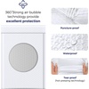 image:imageFuxury 12x15 Bubble Mailers 40 Pack Light Pink Padded Envelopes Large Shipping Envelopes for Clothing Books Gifts Self Seal Waterproof Opaque Thick Mailers for Small BusinessWhite