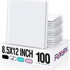 image:imageFuxury 12x15 Bubble Mailers 40 Pack Light Pink Padded Envelopes Large Shipping Envelopes for Clothing Books Gifts Self Seal Waterproof Opaque Thick Mailers for Small BusinessWhite